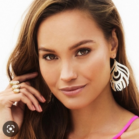 Kendra Scott Jewelry - NWT Kendra Scott Karina Earrings Silver/ White Gold